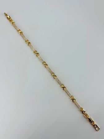 Renk  Pirinç Cm Bileklik 17+2 Cm  - Kbl0485