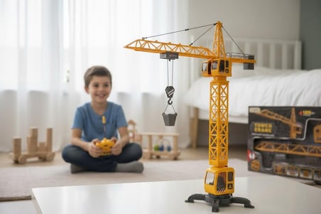 SH5001 2.4G 1:12 Uzk.kum.kule Vinç 9KN Işk Ses