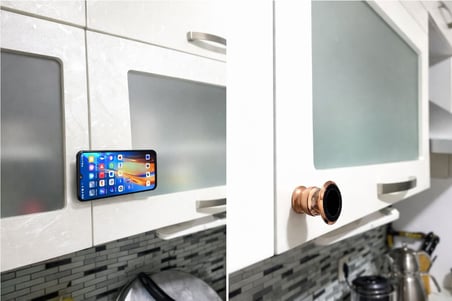 Metal Telefon Tutucu Torpidoya Yapışan Mıknatıslı