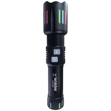 Wison Ws-9954 25w Zoomlu Yeşil Lazerli Metal Şarjlı El Feneri