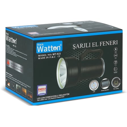 Gt Led Taşınabilir Güneş Solar Ledli Fener  Wt-