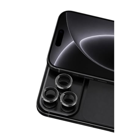 Apple İphone 18 Pro Raze Metal Kamera Lens - Siyah
