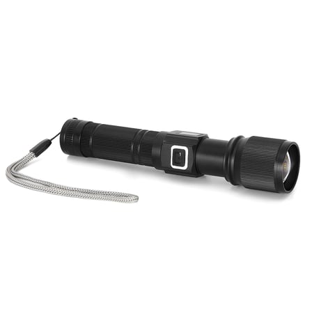 Cree Tg Led  Lümen Göstergeli Fonksiyonel El Feneri  Wt-