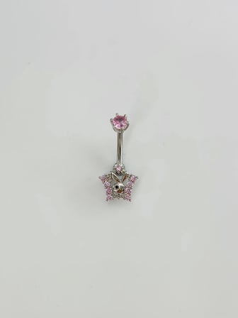 Tavşan Detaylı Göbek Piercing - Pg0171