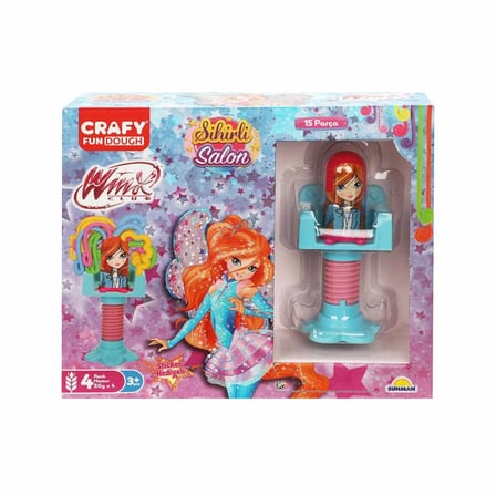 Crafy Winx Sihirli Salon Oyun Hamur Seti 15 Parça