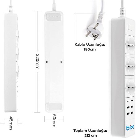 Vtn Bp- Wifi Yüksek Akım Korumalı Hızlı Şarj Özellikli Akıllı Priz