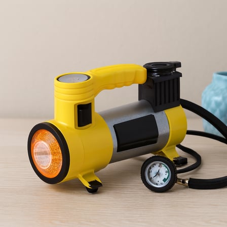 12V 150 PSI Araç Hava Kompresörü - Bar Göstergeli & LED