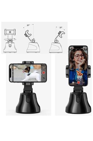 Apai Genie 360 Derece Takip Etme Özellikli Selfie Gimbal - Siyah