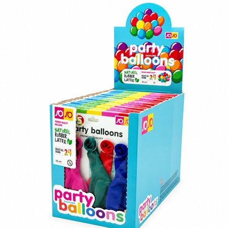 30 Paket - 5PCS Orta Boy Renkli - 30CM Party Balon Toptamda 150 Adet Balon