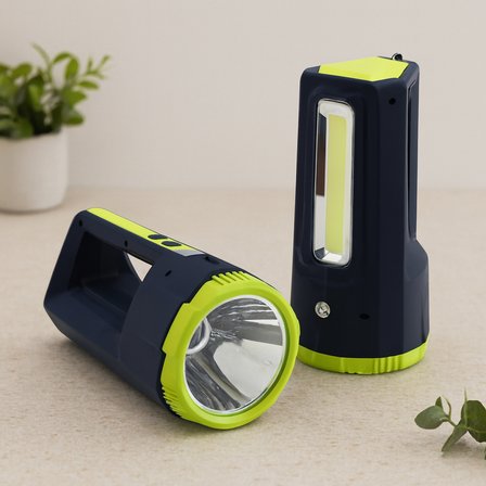 2in1 30W/10W COB LED USB & Oto Şarjlı El Feneri Projektör