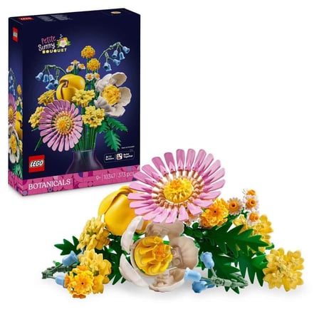 10347 Lego iconic Botanicals Pembe Çiçek Buketi 373 parça +9 yaş