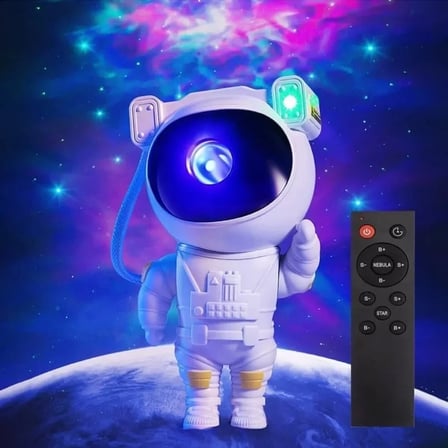 Astronot, Galaksi, Projektör, Uzaktan Kumandalı, Gece Lambası BWR-47