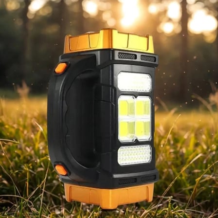 Çok Fonksiyonlu Elde Güneş Enerjili Lamba – 38W