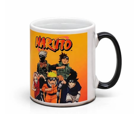 Porselen Renk Değiştiren Naruto Kupa Bardak Aalk