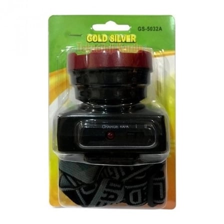 Gold Silver Gs-5032a 3 Watt Power Led Şarj Edilebilir Kafa Feneri
