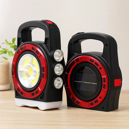 3IN1 Solar USB Şarjlı 20W El Feneri Powerbank