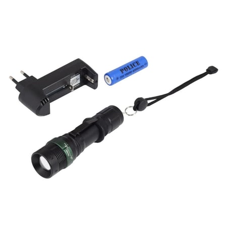 Ps- Cree Q Power Led Zoomlu Şarjlı El Feneri