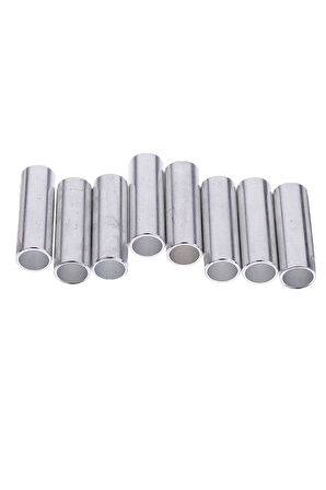 8 Adet Alüminyum Paten Teker Bağlantı Borusu Inline Paten Yedek Parçası 6mm x2,7 cm