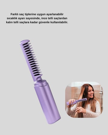 Isı Ayarlı Saç Düzleştirici – Her Saç Tipine Uygun Hassas Sıcaklık Kontrol