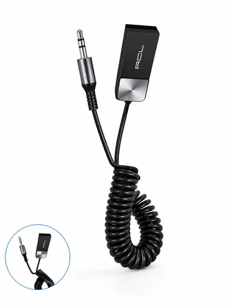 USB Bluetooth AUX Ses Adaptörü Kablosuz Müzik Aktarım Cihazı