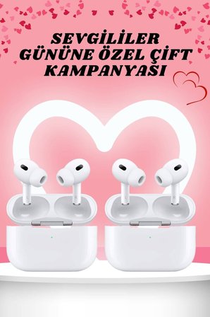 Sevgiliye Hediye Çift Kulaklığı Yeni Nesil Pro Kulaklık Sevgililer Gününe Öz