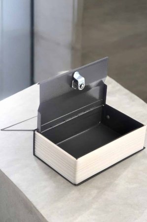 Gizli Kasa İngilizce Sözlüğü Kitap Görünümlü Anahtarlı Gizli Mini Çelik K