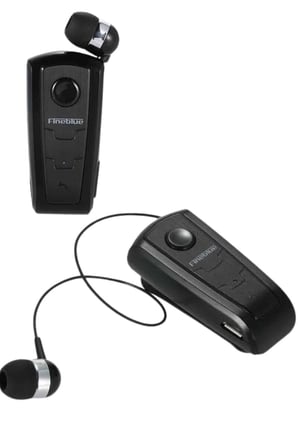 Makaralı Bluetooth Kulakiçi Yaka Kulaklığı Kablosuz Kulaklık