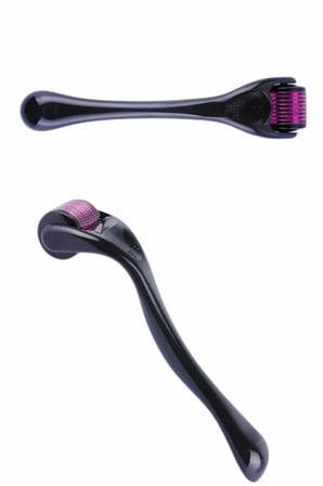 Titanyum Uçlu Derma Roller 540 İğneli 1 mm Gözenek Azaltıcı Akne İzlerine Uyg