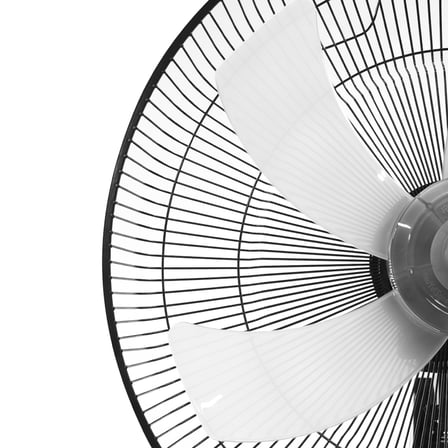 FAN11 SİYAH CoolAir 3 Kademeli Hız 40cm 5 Kanat Pervane ve Çerçeve 45W Otomatik 