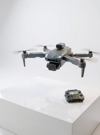Katlanabilir Çift Kameralı Drone Uzaktan Kumandalı Hava Aracı