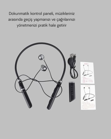 ANC Özellikli Kablosuz Bluetooth Kulaklık – Gürültü Engelleme Eller Serbest A