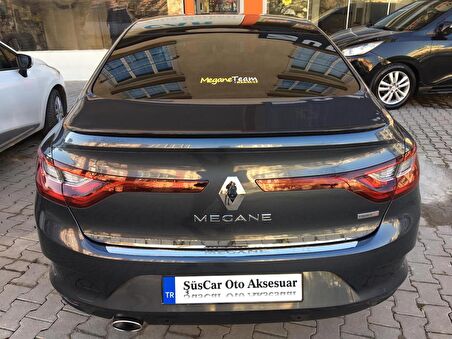 Renault Megane 4 Sedan Kasa Bagaj Üstü Spoiler Piano Black Siyah