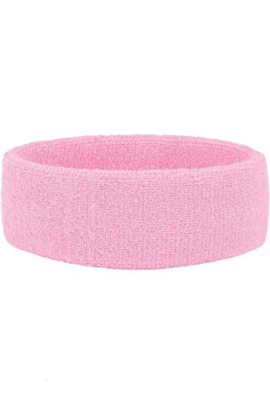 Sports Headband Sweatband - Sporcu Saç Bandı Havlu Kafabandı Pamuklu İplik Bandana Fuşya