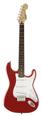 Squier MM Strat Hard Tail Red Elektro Gitar