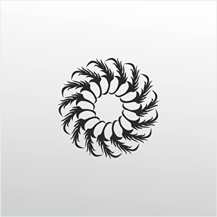 Folyo Sticker Tüy Deseni