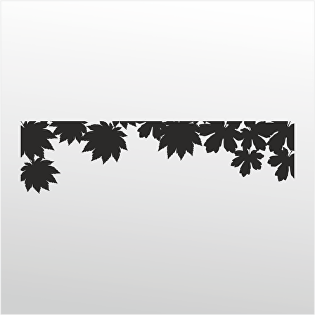 Folyo Sticker Yaprak Deseni