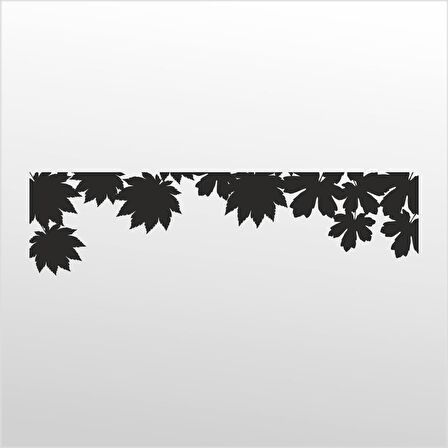 Folyo Sticker Yaprak Deseni