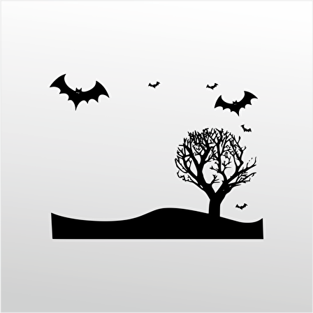 Folyo Sticker Yarasa