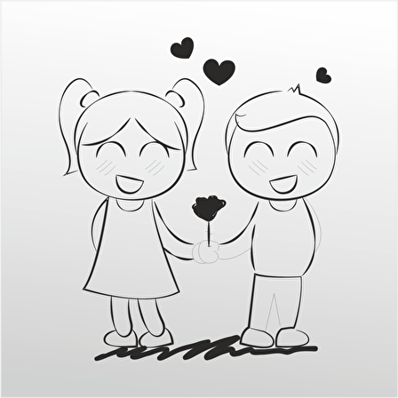 Folyo Sticker Aşk