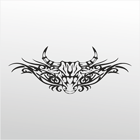 Folyo Sticker Boğa Deseni