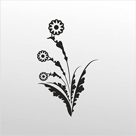 Folyo Sticker Çiçek