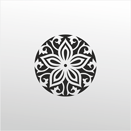 Folyo Sticker Çiçek Deseni