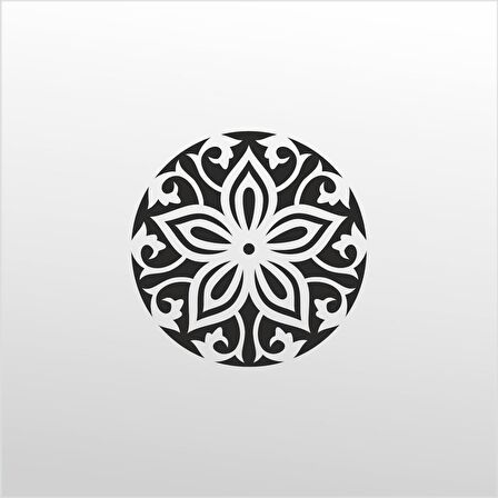 Folyo Sticker Çiçek Deseni