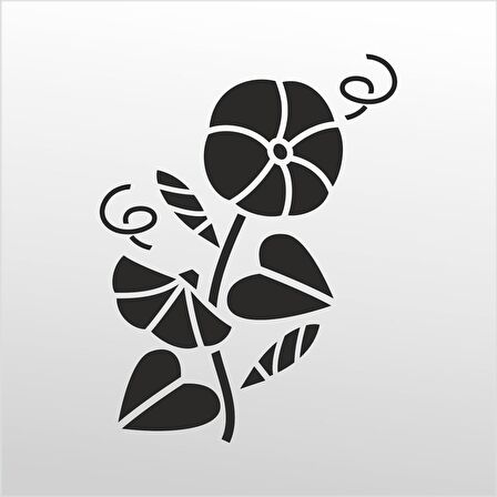 Folyo Sticker Çiçek Deseni