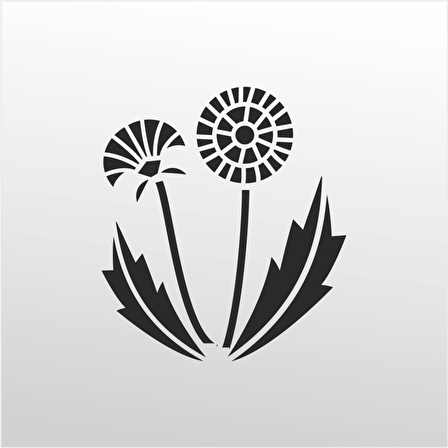 Folyo Sticker Çiçek Deseni