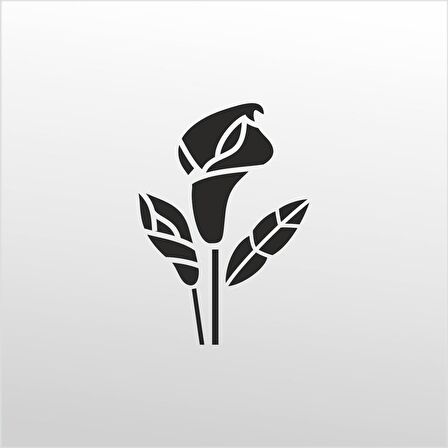 Folyo Sticker Çiçek Deseni