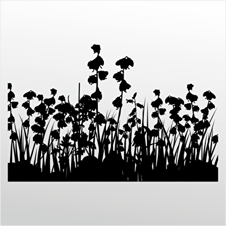 Folyo Sticker Çiçekler