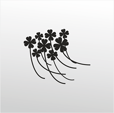 Folyo Sticker Çiçekler