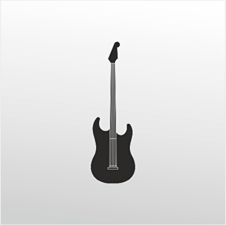 Folyo Sticker Elektro Gitar