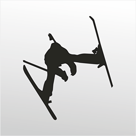 Folyo Sticker Kayakçı